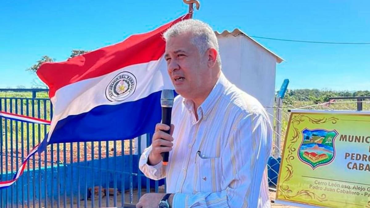 José Carlos Acevedo, intendente asesinado en Paraguay.