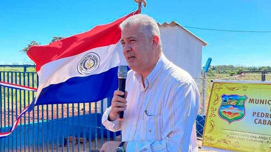 José Carlos Acevedo, intendente asesinado en Paraguay.