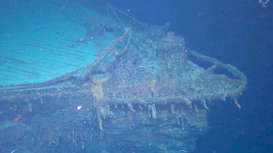El naufragio hallado en Quintana Roo, México. Foto: Maritime Heritage Trust.