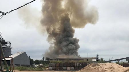 Explosión en cerealera en Santa Fe