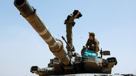 Soldados israelíes en la Franja de Gaza. Foto: Reuters