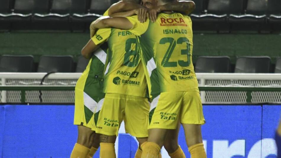 Festejo de Defensa y Justicia ante San Lorenzo por Copa Argentina, AGENCIA NA