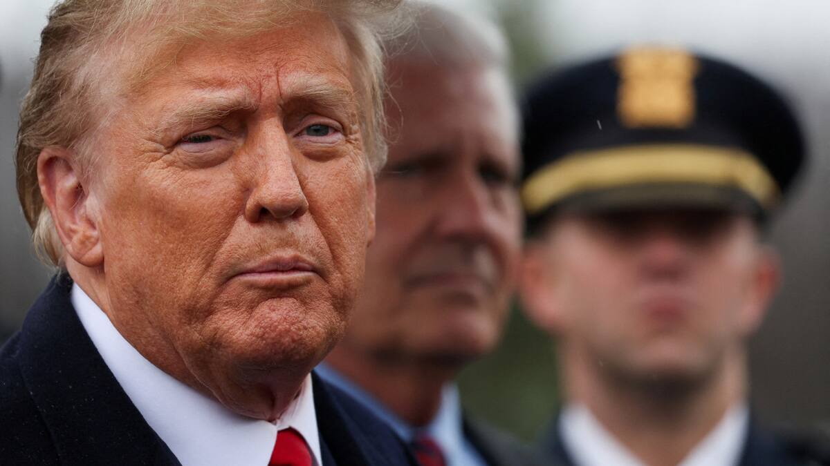 Juicio a Donald Trump. Foto: Reuters.