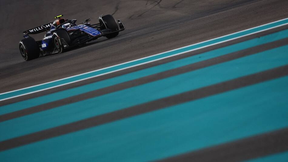 Franco Colapinto abandonó en el Gran Premio de Abu Dhabi de la Fórmula 1. Foto: Reuters.