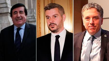 Jaime Duran Barba, Marcos Peña y Nicolás Dujovne