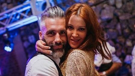 Miriam Lanzoni y su novio Christian Halbinger