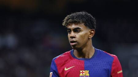 Lamine Yamal; Barcelona. Foto: Reuters.