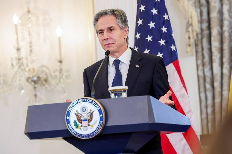 Antony Blinken, secretario de Estado de Estados Unidos. Foto: Reuters.