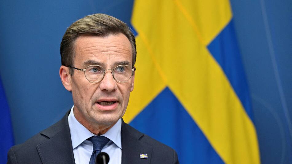 El primer ministro de Suecia, Ulf Kristersson. Foto: Reuters
