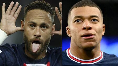 Neymar, Mbappé, PSG, fotos NA