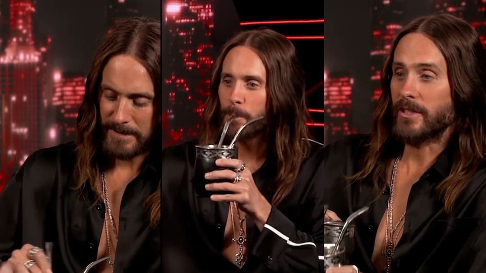 Jared Leto se hizo viral luego de probar el mate.
