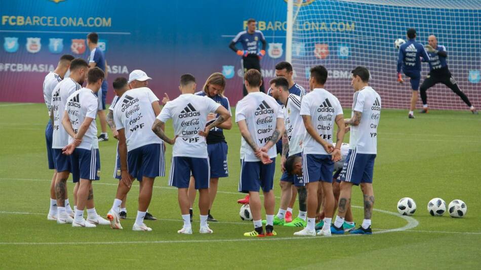 Entrenamiento de la Selección Argentina - Fútbol