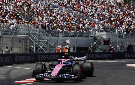 Franco Colapinto finalizó 13 en el Gran Premio de Mónaco. Foto: Reuters (Stephanie Lecocq)
