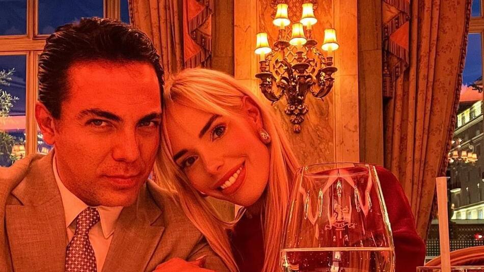 Ingrid Wagner y Cristian Castro. Foto: X