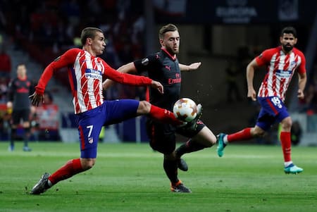Atlético Madrid vs. Arsenal - Europa League - Fútbol internacional (Reuters)