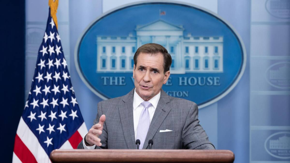 John Kirby, portavoz del Consejo de Seguridad Nacional. Foto: EFE