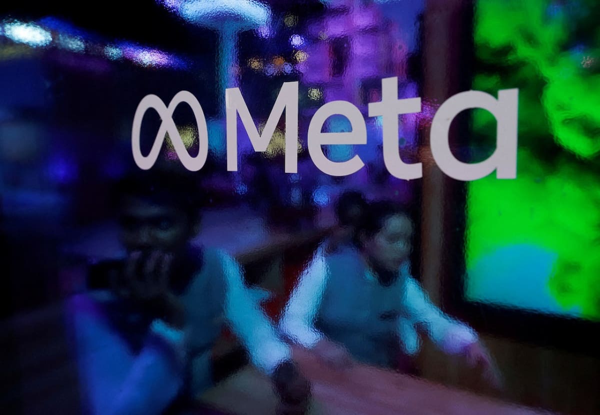 Logo de Meta. Foto: Reuters.