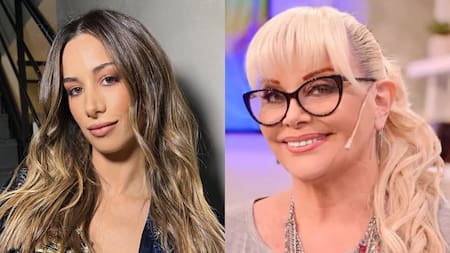 Estefi Berardi se cruzó al aire con Carmen Barbieri. Fotos: Instagram.