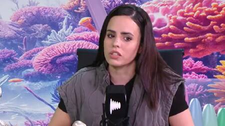 Sofía Morandi en el programa de Moria Casán. Foto: captura video.