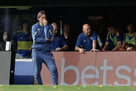 Diego Martínez, entrenador de Boca. Foto: EFE.