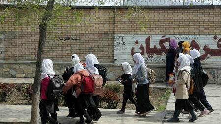 Niñas afganas. Foto: EFE.