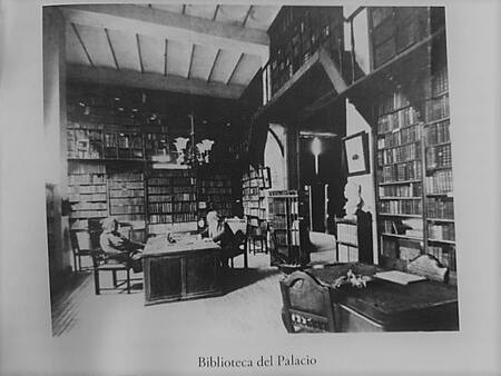 La biblioteca de la estancia La Ribera