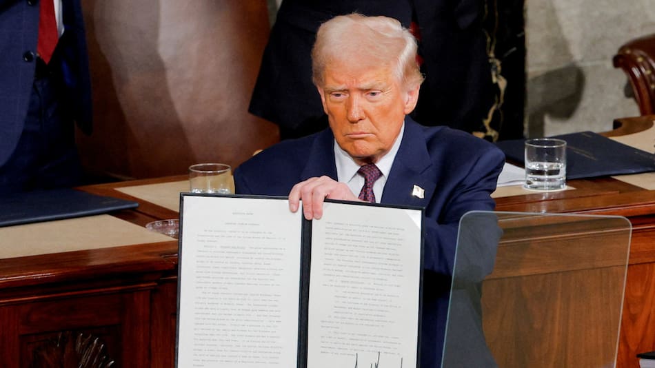 Donald Trump, presidente de Estados Unidos. Foto: Reuters.