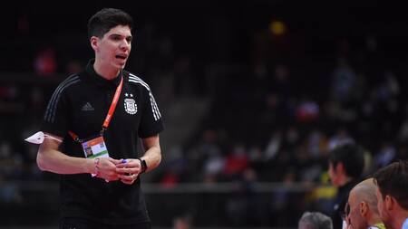 Matías Lucuix, en el Mundial de Futsal 2021