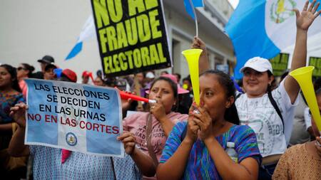Elecciones generales en Guatemala. Foto: Reuters.