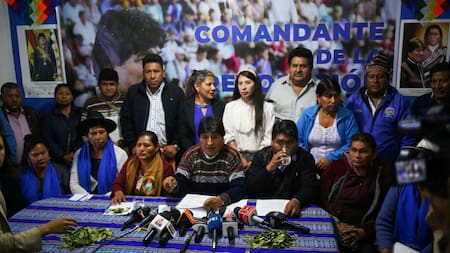 Evo Morales denunció a Luis Arce. Foto: EFE.