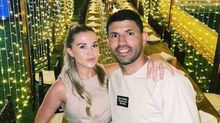 Sofía Calzetti y Kun Agüero. Foto: Instagram.