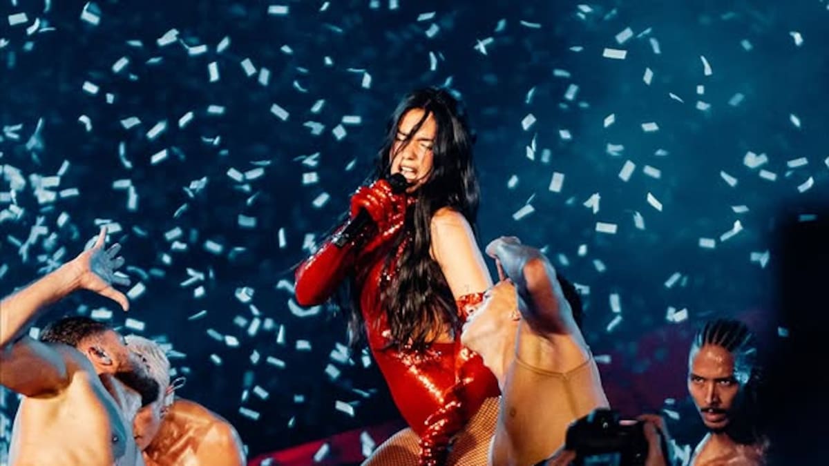 Dua Lipa en el estadio River.