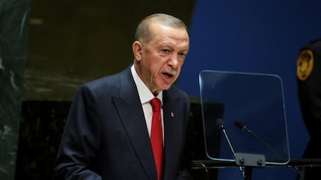 Erdogan, presidente de Turquía. Foto: Reuters.