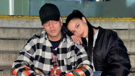 Duki y Emilia Mernes.