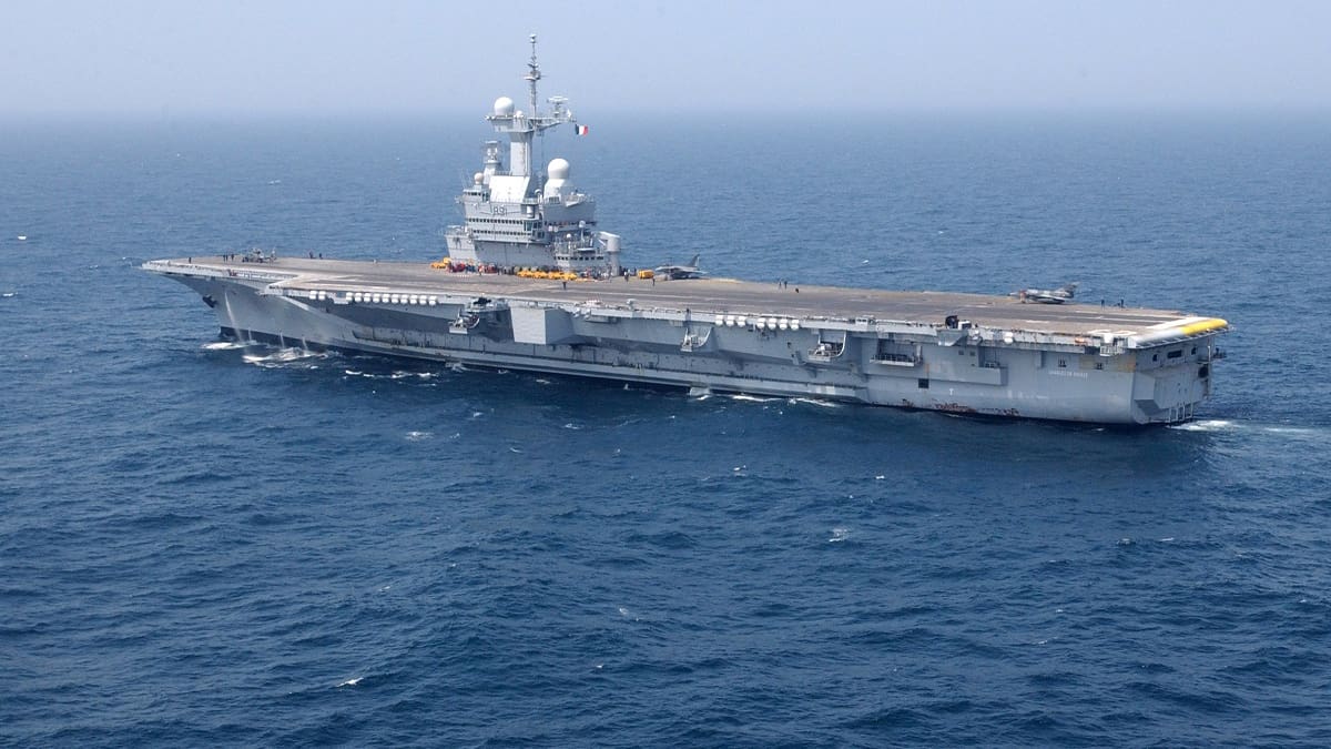 El portaaviones Charles de Gaulle.