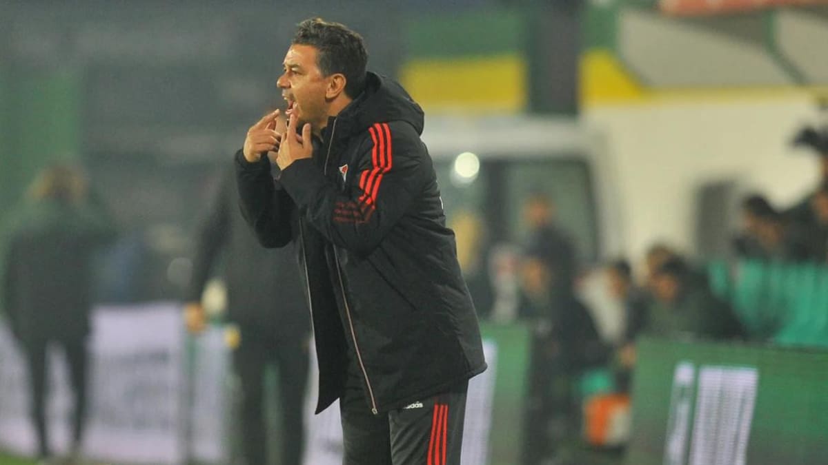 Marcelo Gallardo, técnico de River. Foto: Twitter.
