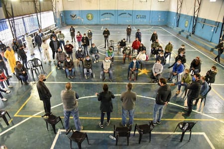 Mayra Mendoza en Villa Azul, Quilmes