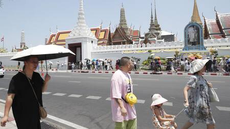 Ola de calor extrema en Filipinas. Foto: EFE.