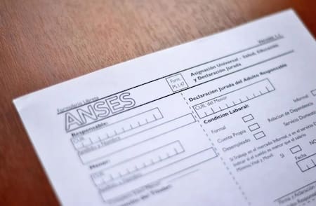 Libreta AUH. Foto: X @ansesgob