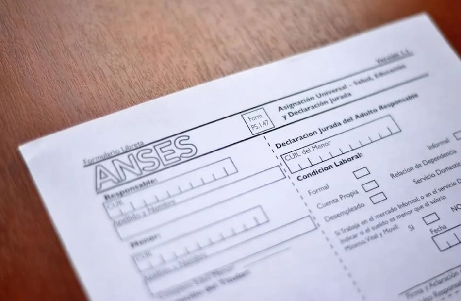 Libreta AUH. Foto: X @ansesgob