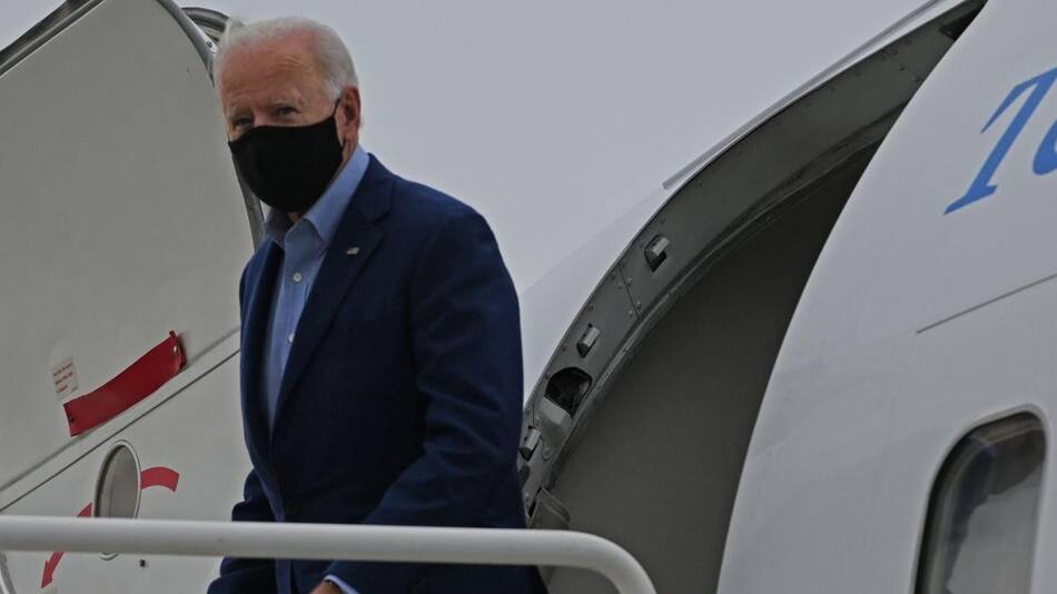 Joe Biden, presidente de Estados Unidos, viaje en avión