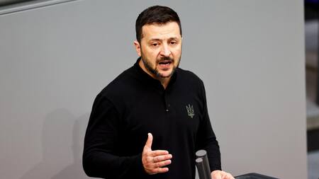 Volodímir Zelenski, presidente de Ucrania. Foto: EFE.