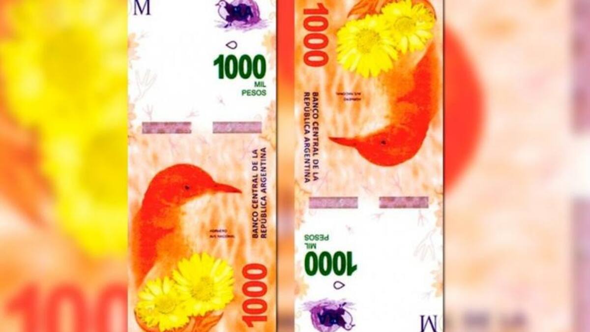 Billetes 1000 - medidas de seguridad
