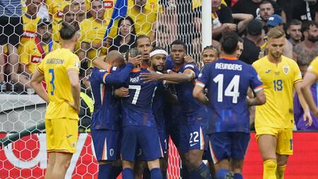 Países Bajos vs Rumania, Eurocopa. Foto: Reuters
