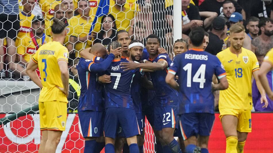 Países Bajos vs Rumania, Eurocopa. Foto: Reuters