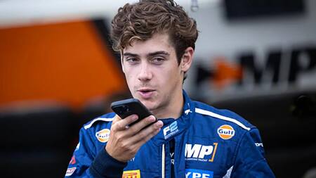 Franco Colapinto coqueteó con una influencer. Foto: NA.