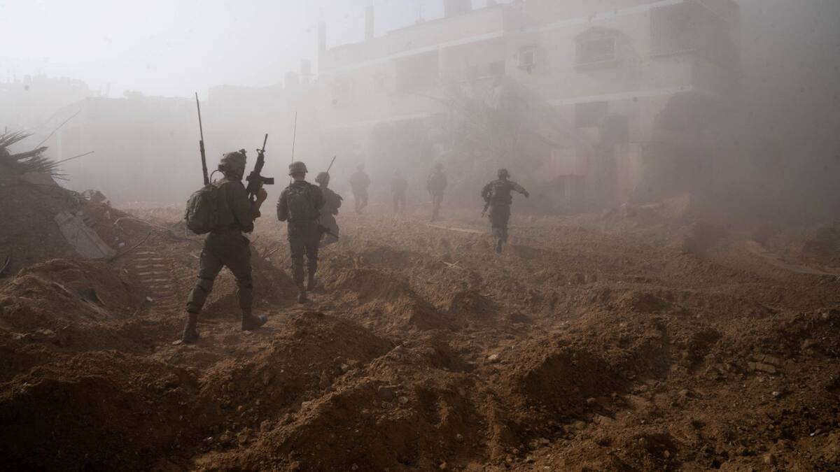 Ejército israelí en Gaza. Foto: Reuters.