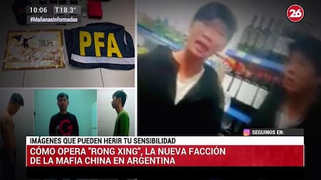 Mafia china, informe Canal 26