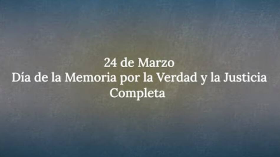 "Memoria, Verdad y Justicia completa": el Gobierno difundió un video sobre la última dictadura militar.
