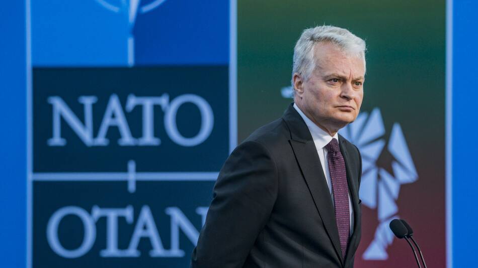 Gitanas Nauseda, presidente de Lituania. Foto: Reuters.